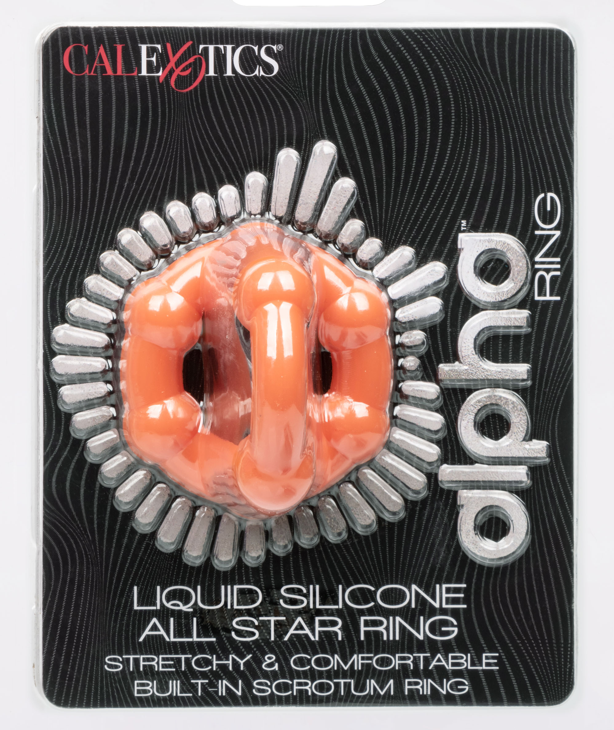 alpha liquid silicone all star ring orange 