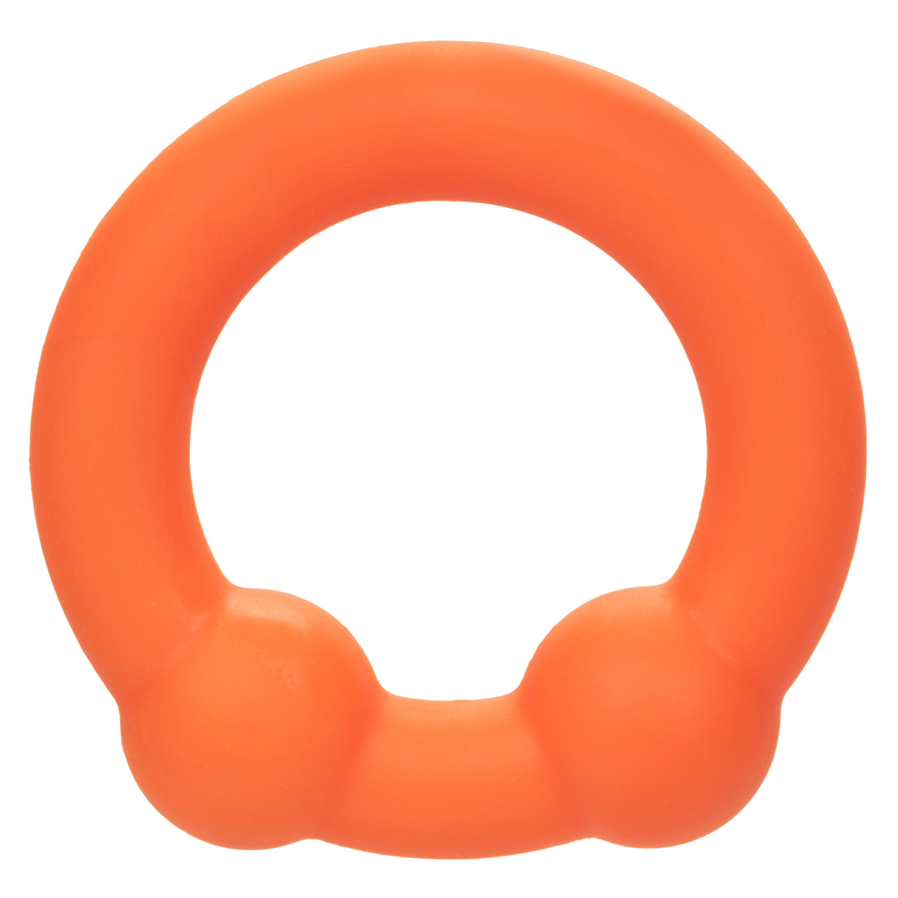 alpha liquid silicone dual ball ring orange orange 