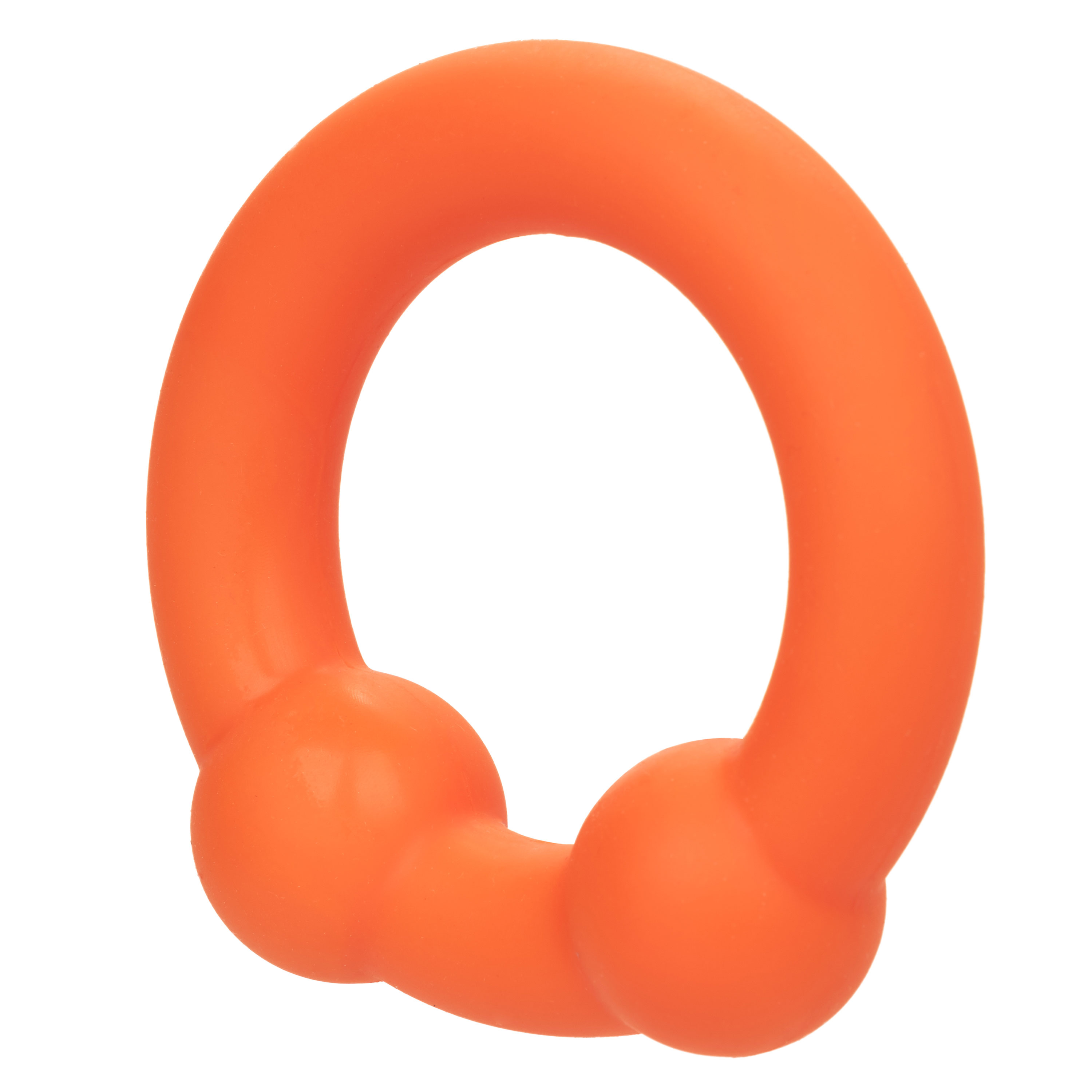 alpha liquid silicone dual ball ring orange orange 