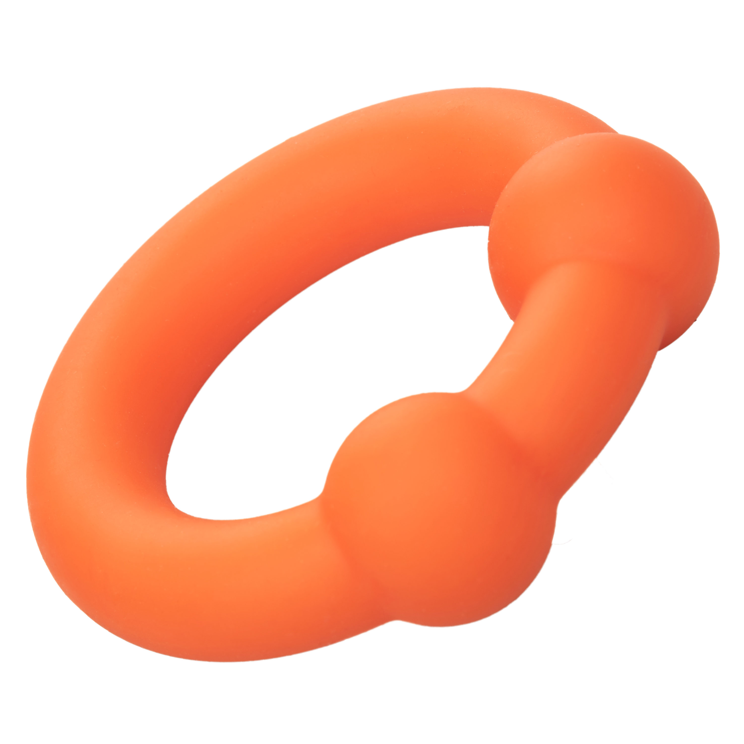 alpha liquid silicone dual ball ring orange orange 