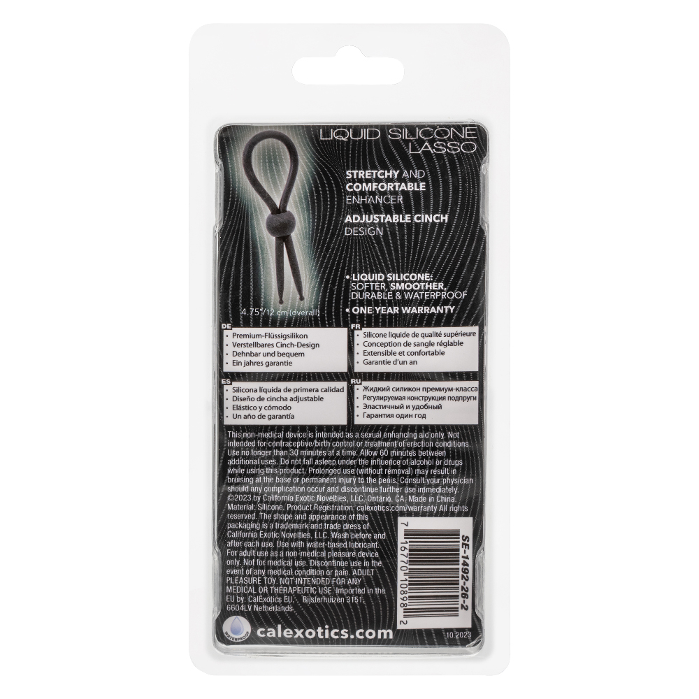 alpha liquid silicone lasso black 