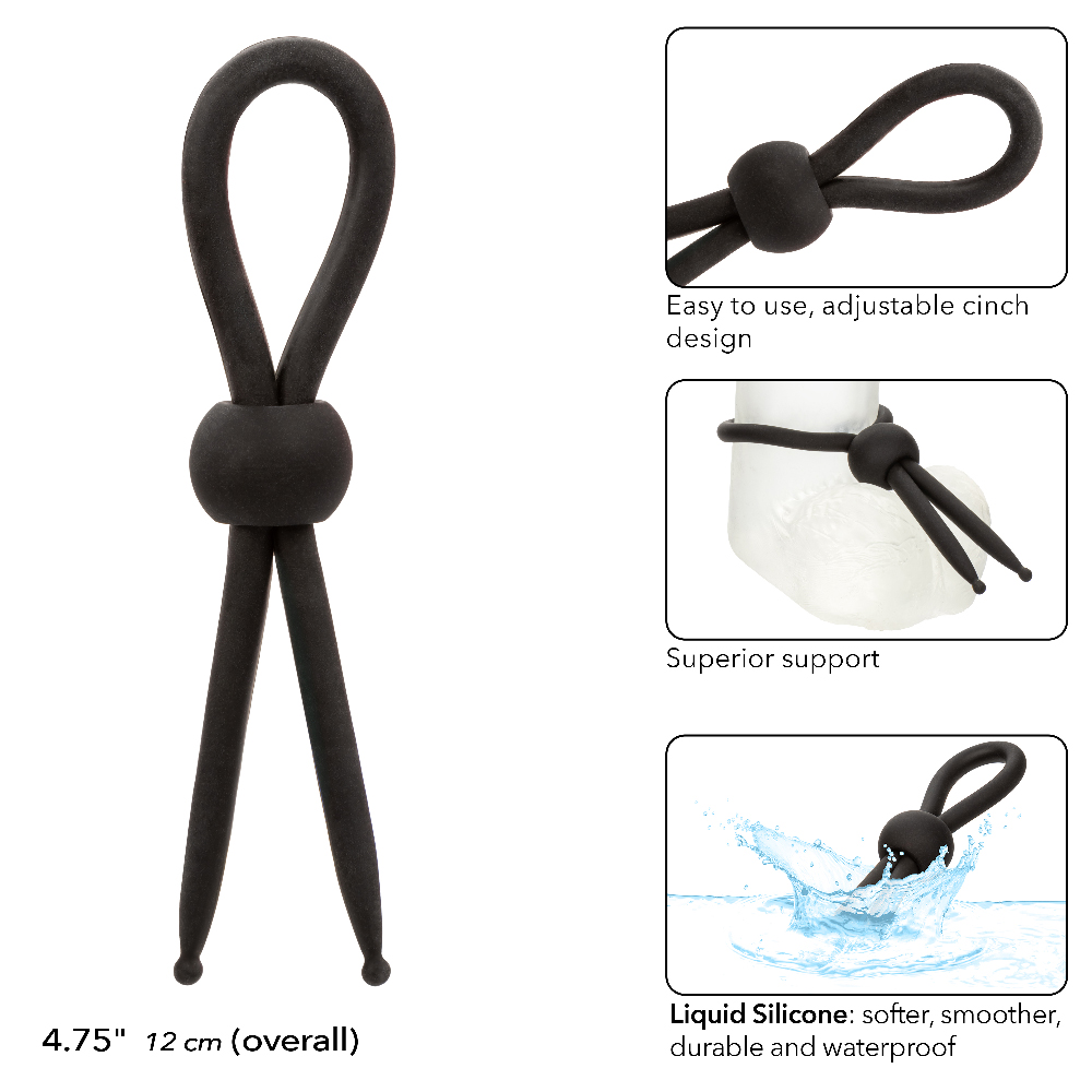 alpha liquid silicone lasso black 