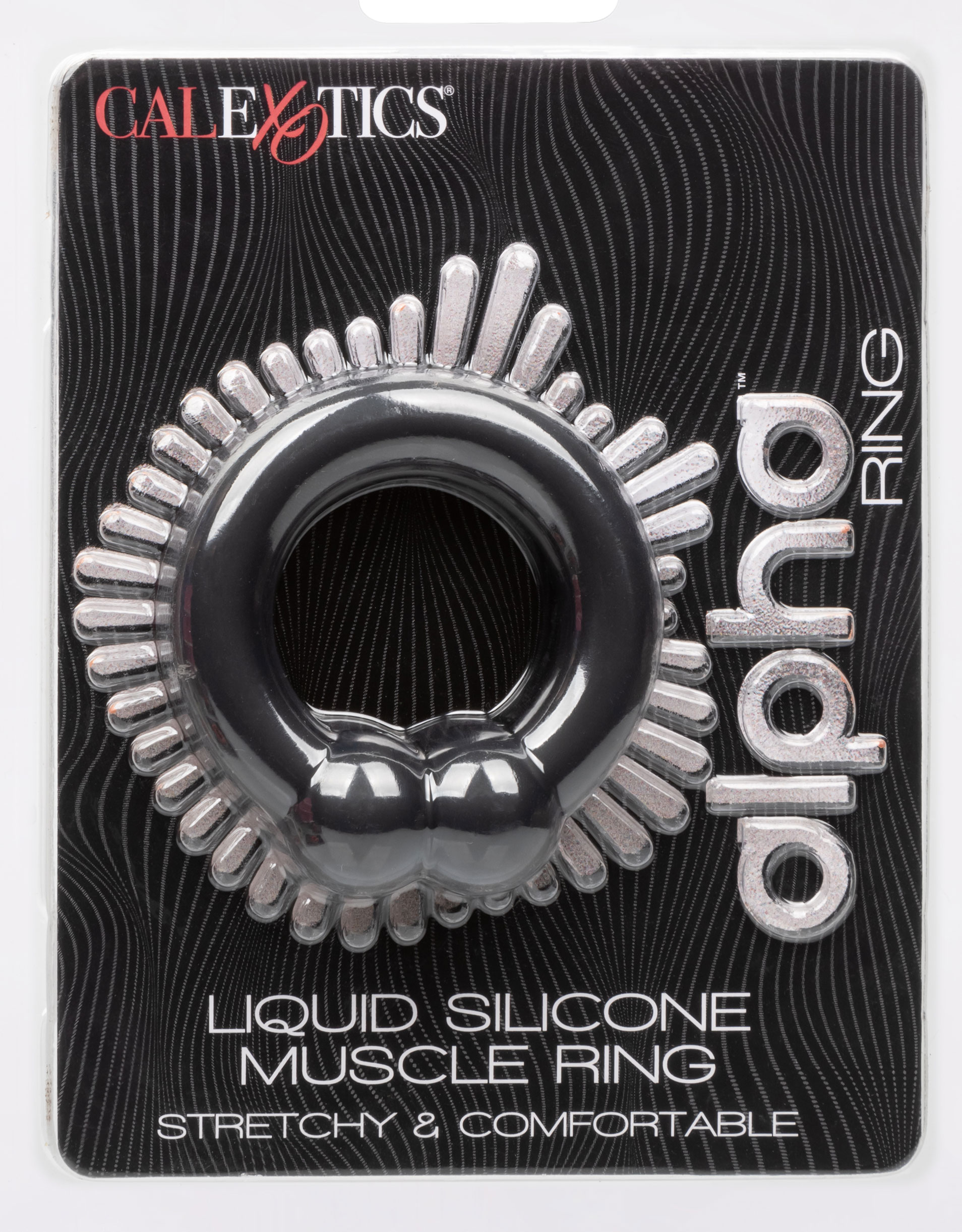 alpha liquid silicone muscle ring black 