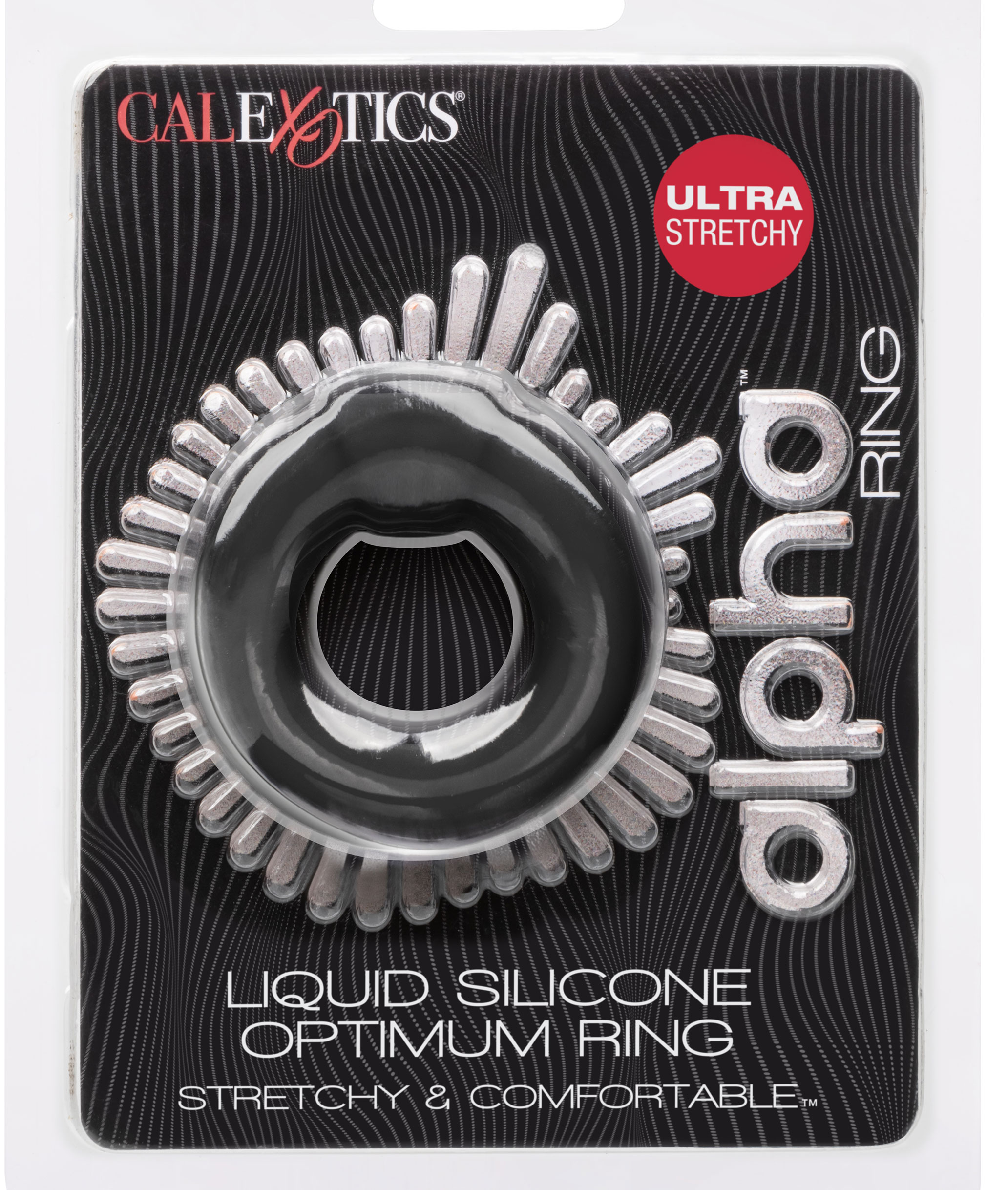 alpha liquid silicone optimum ring black 