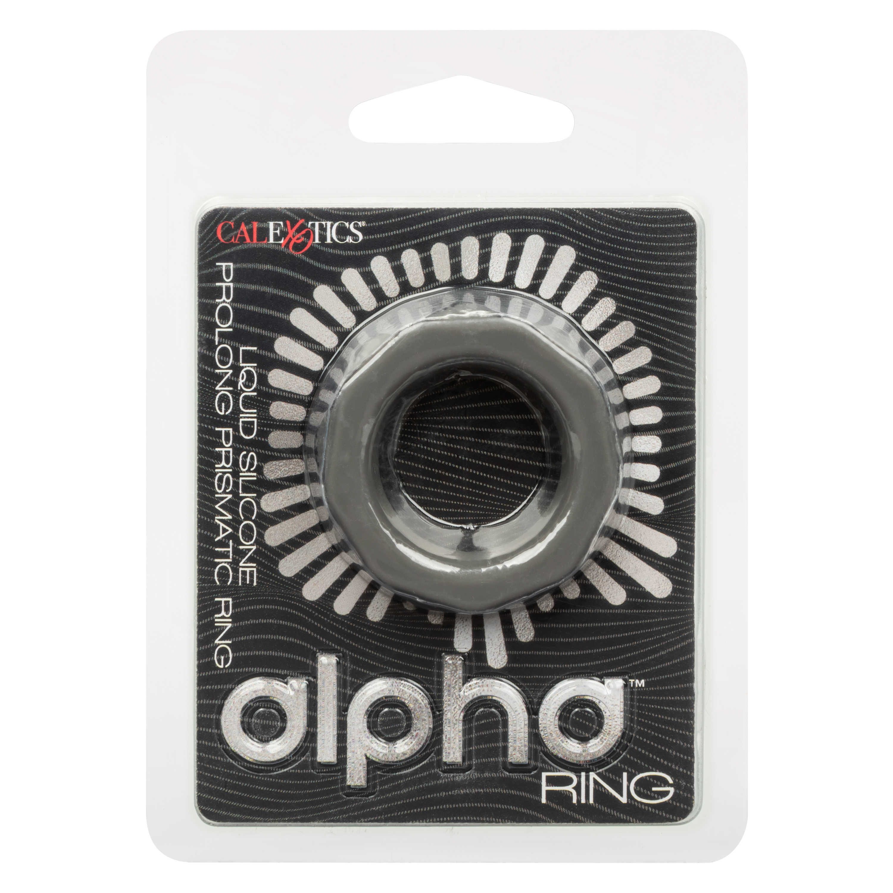 alpha liquid silicone prolong prismatic ring gray 