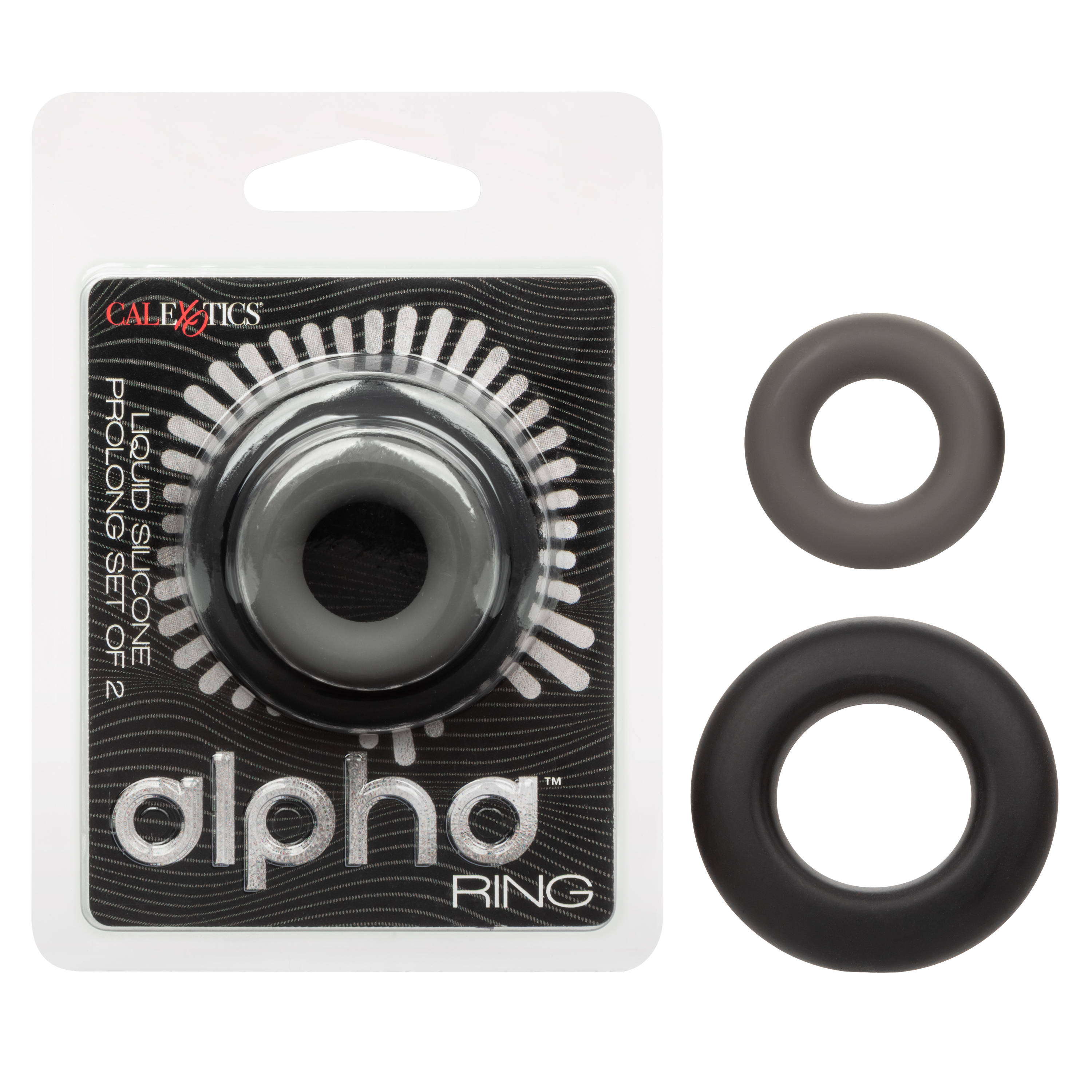 alpha liquid silicone prolong set of  blackgray 