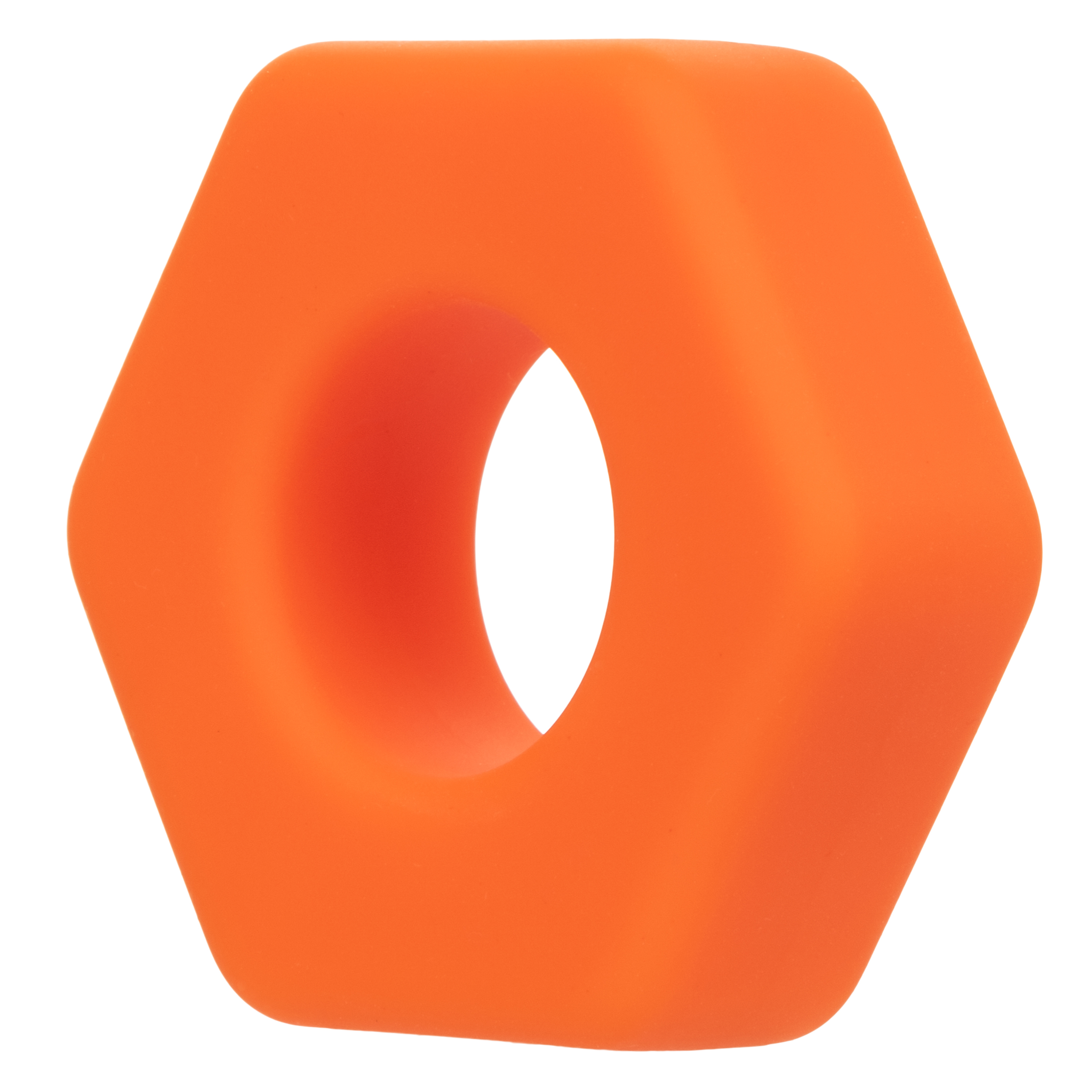 alpha liquid silicone prolong sexagon ring orange 