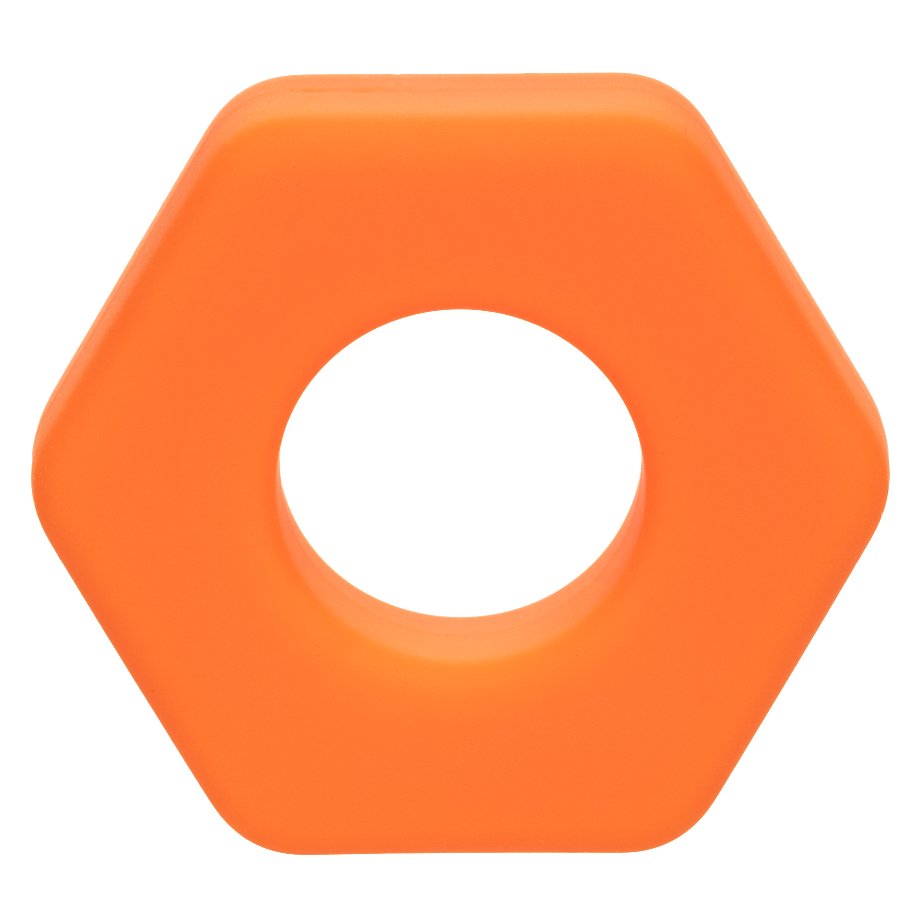 alpha liquid silicone prolong sexagon ring orange 