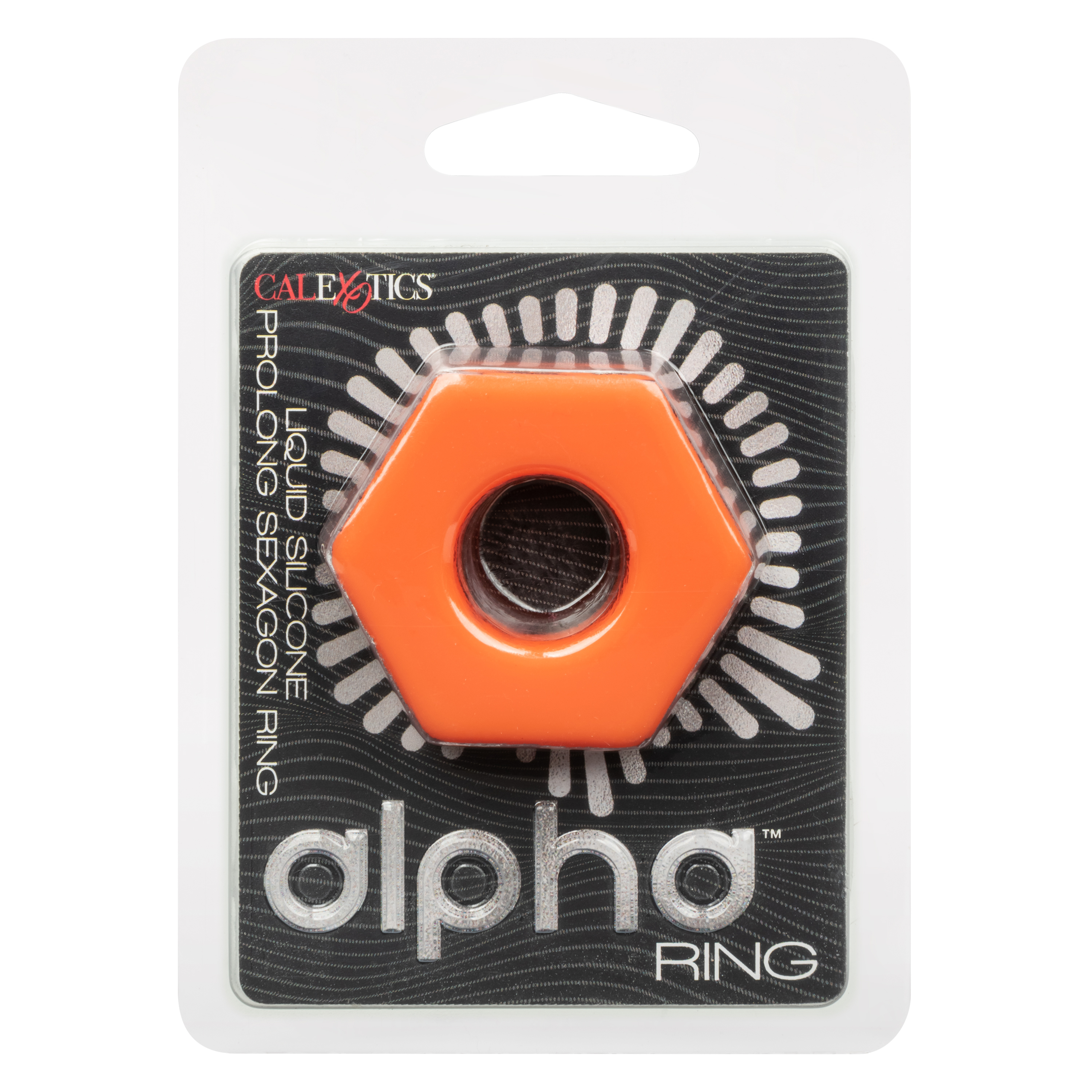 alpha liquid silicone prolong sexagon ring orange 