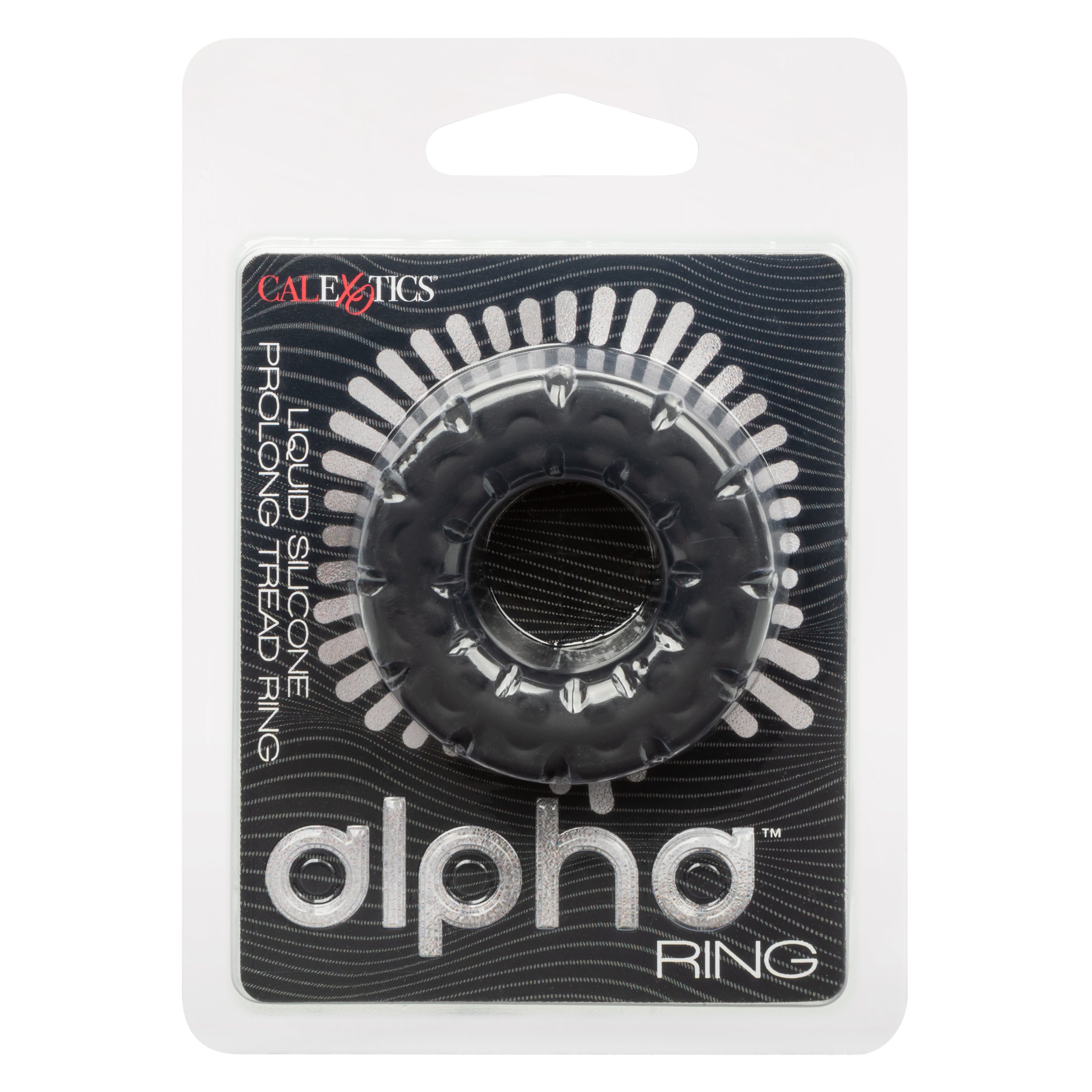 alpha liquid silicone prolong tread ring black 