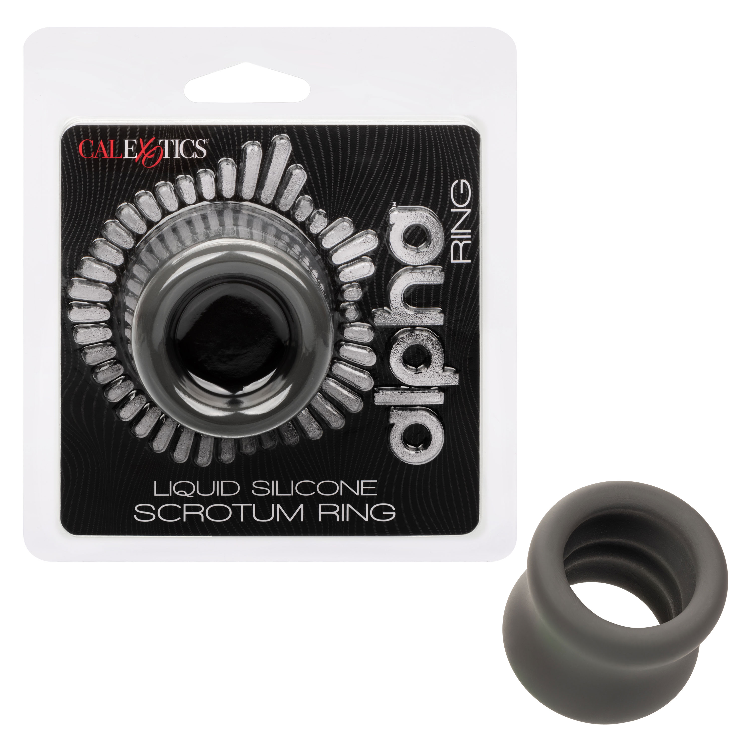 alpha liquid silicone scrotum ring gray gray 