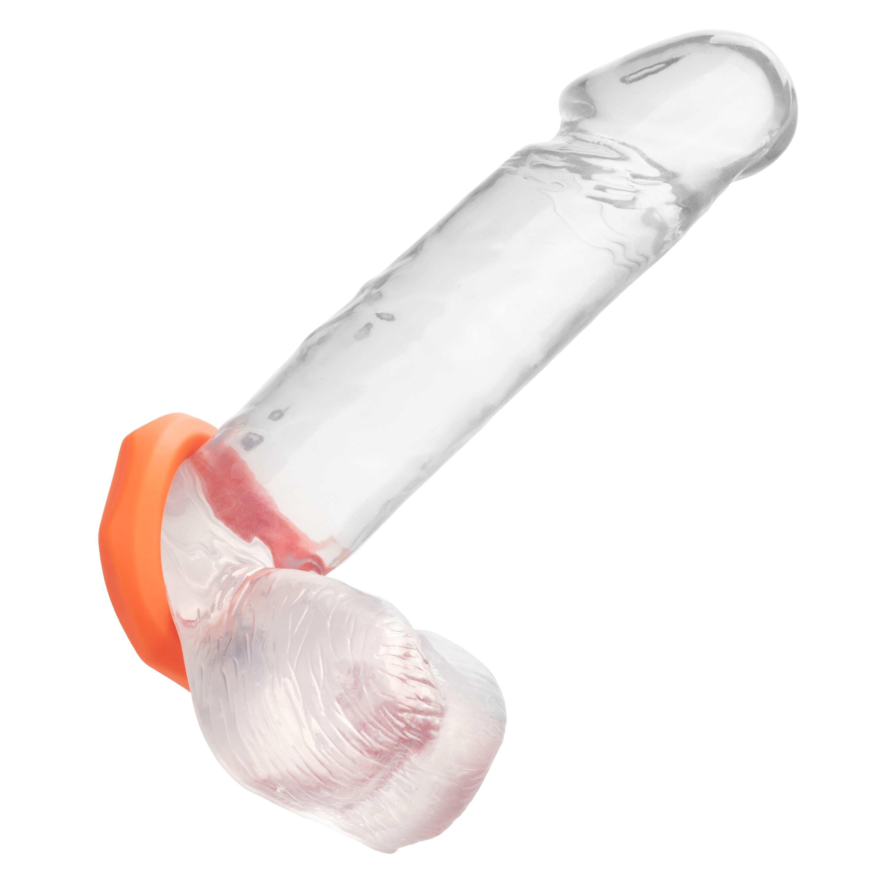 alpha liquid silicone sexagon ring orange 