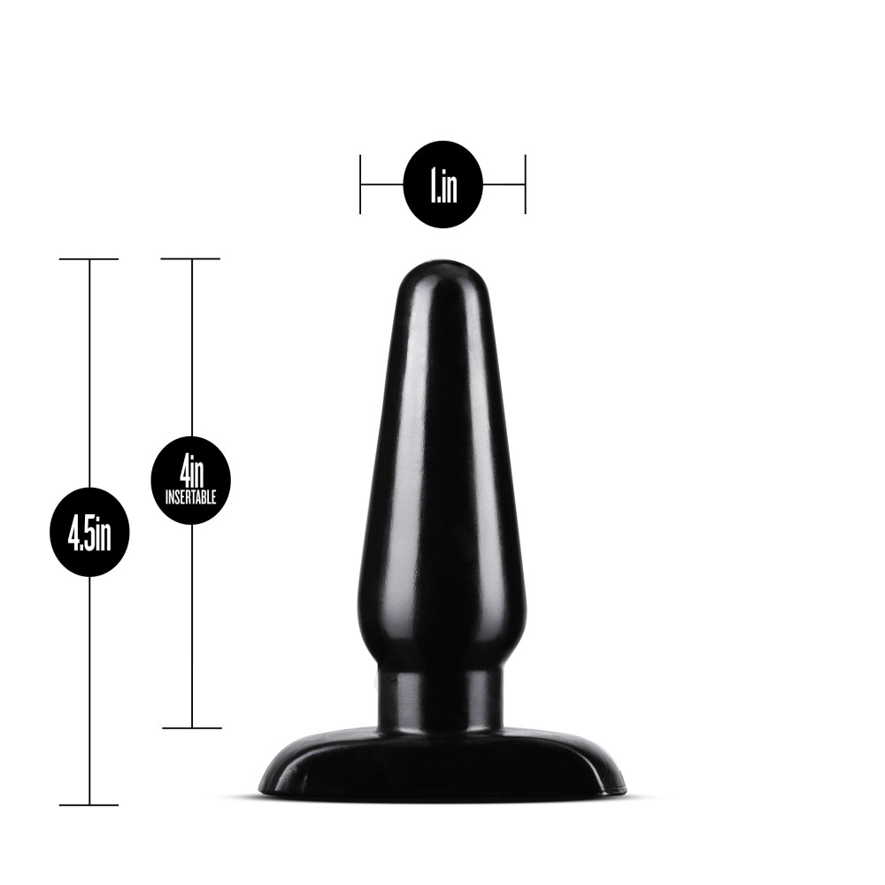 anal adventures basic plug kit black 