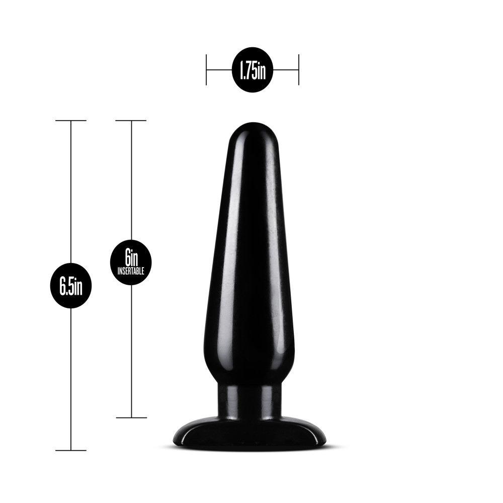 anal adventures basic plug kit black 