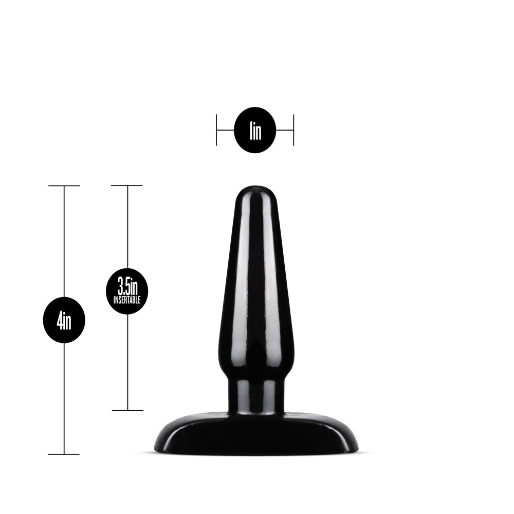 anal adventures basic plug kit black 