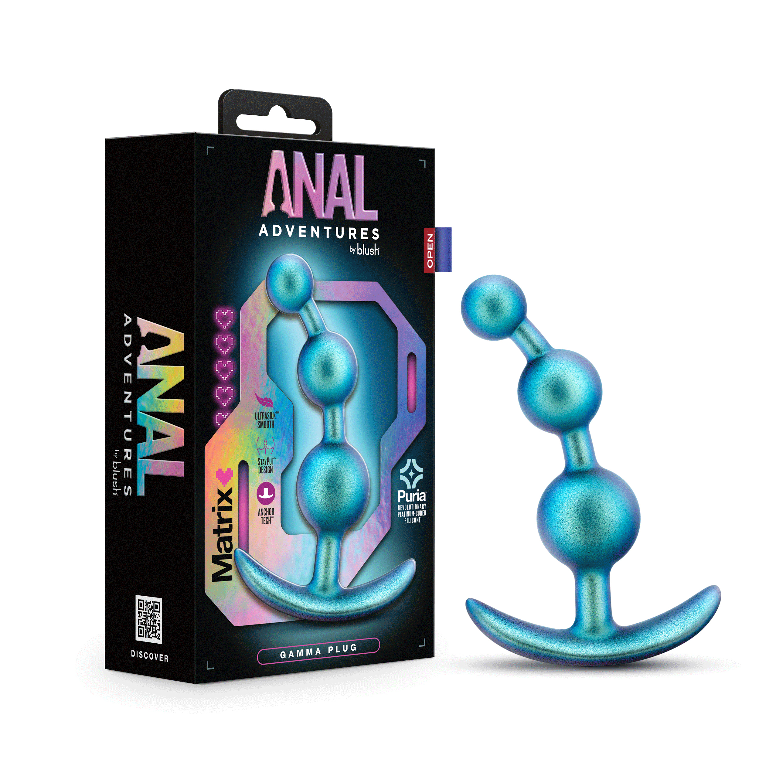 anal adventures matrix gamma plug neptune teal 