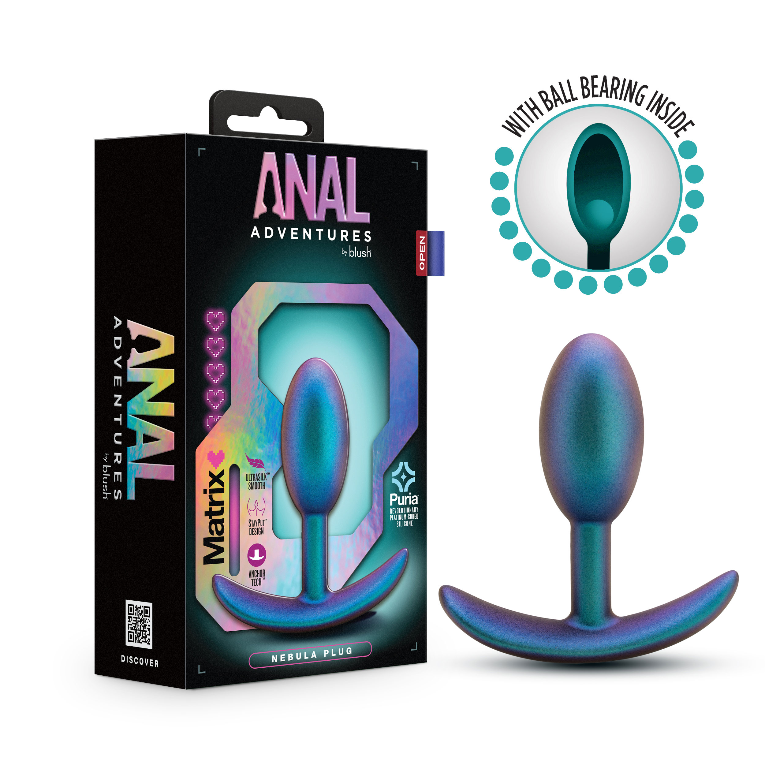 anal adventures matrix nebula plug lunar blue 