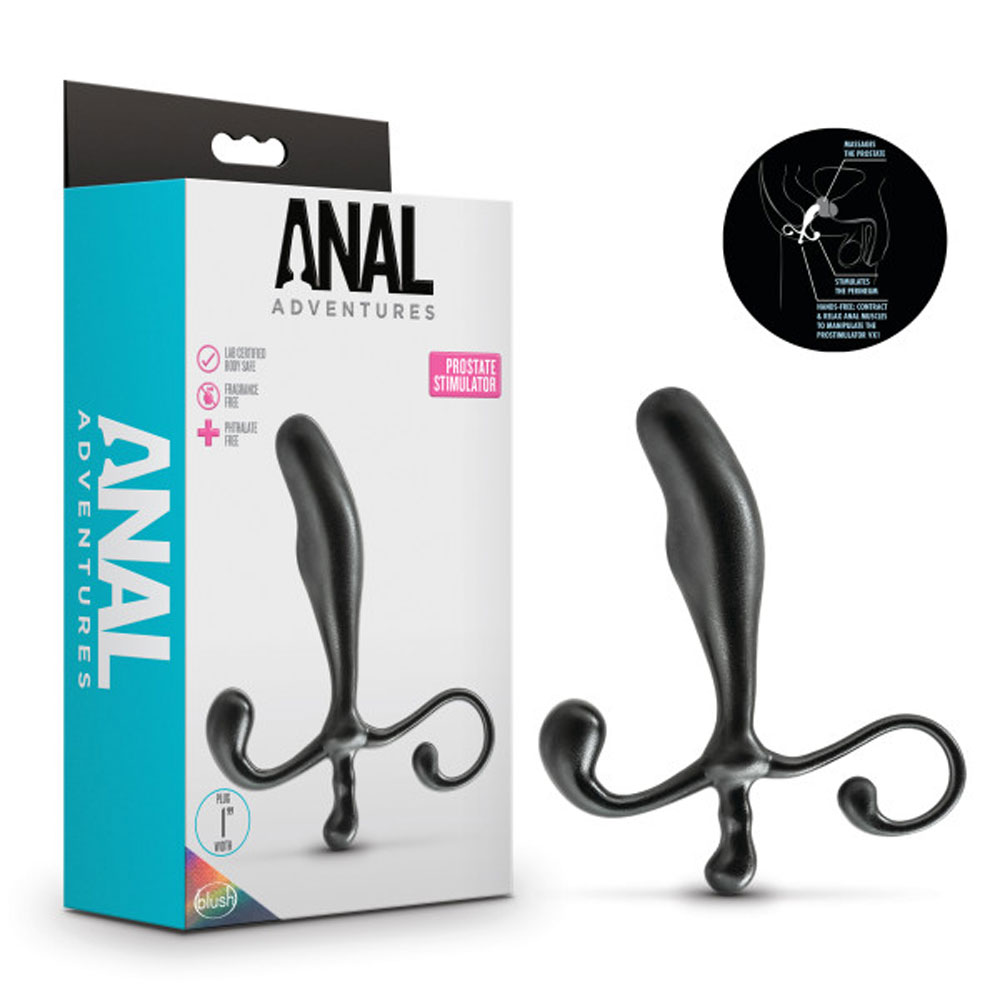 anal adventures prostate stimulator black 