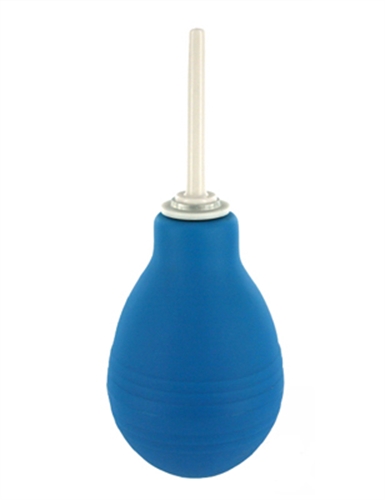 anal clean enema bulb blue 