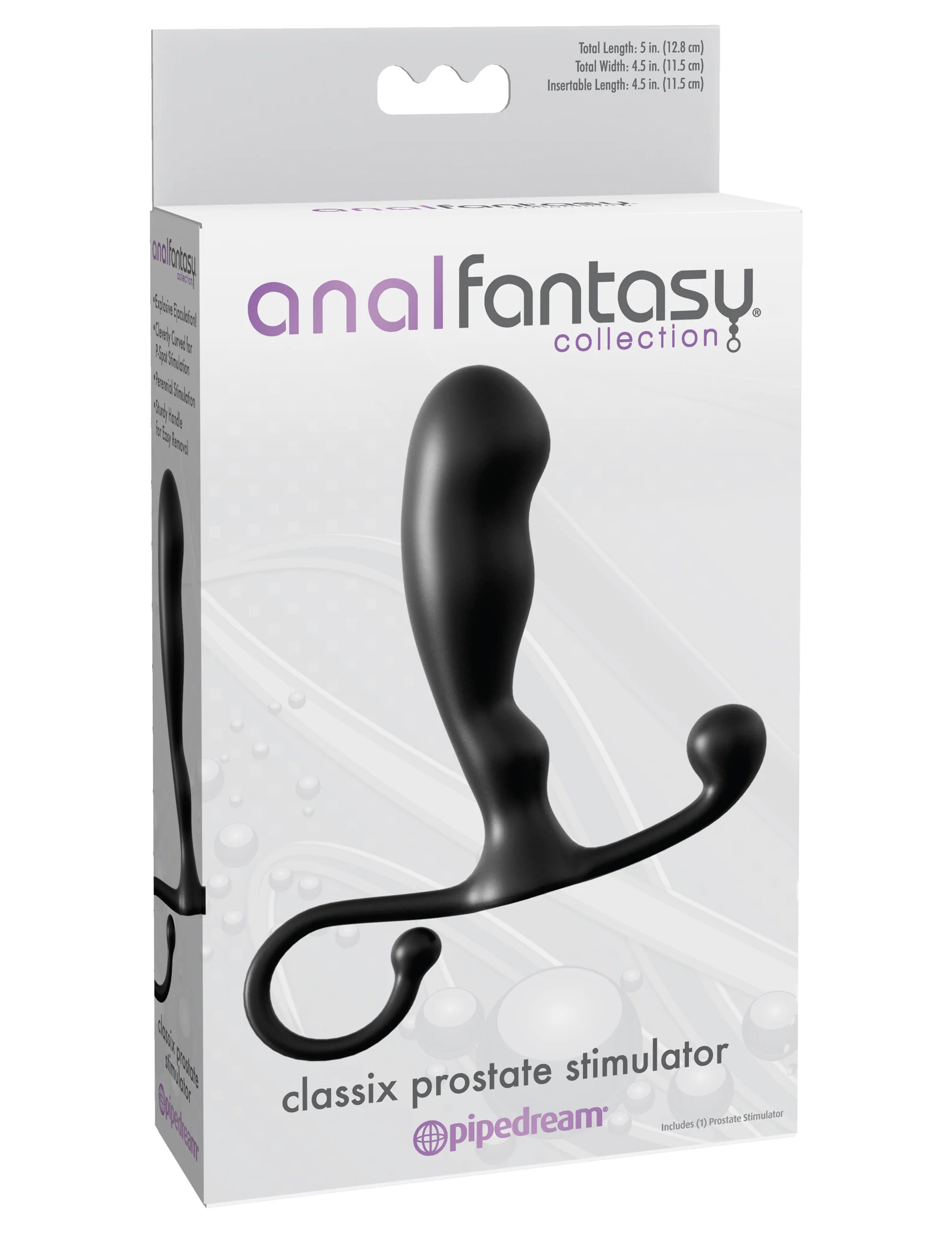 anal fantasy collection classix prostate stimulator black 