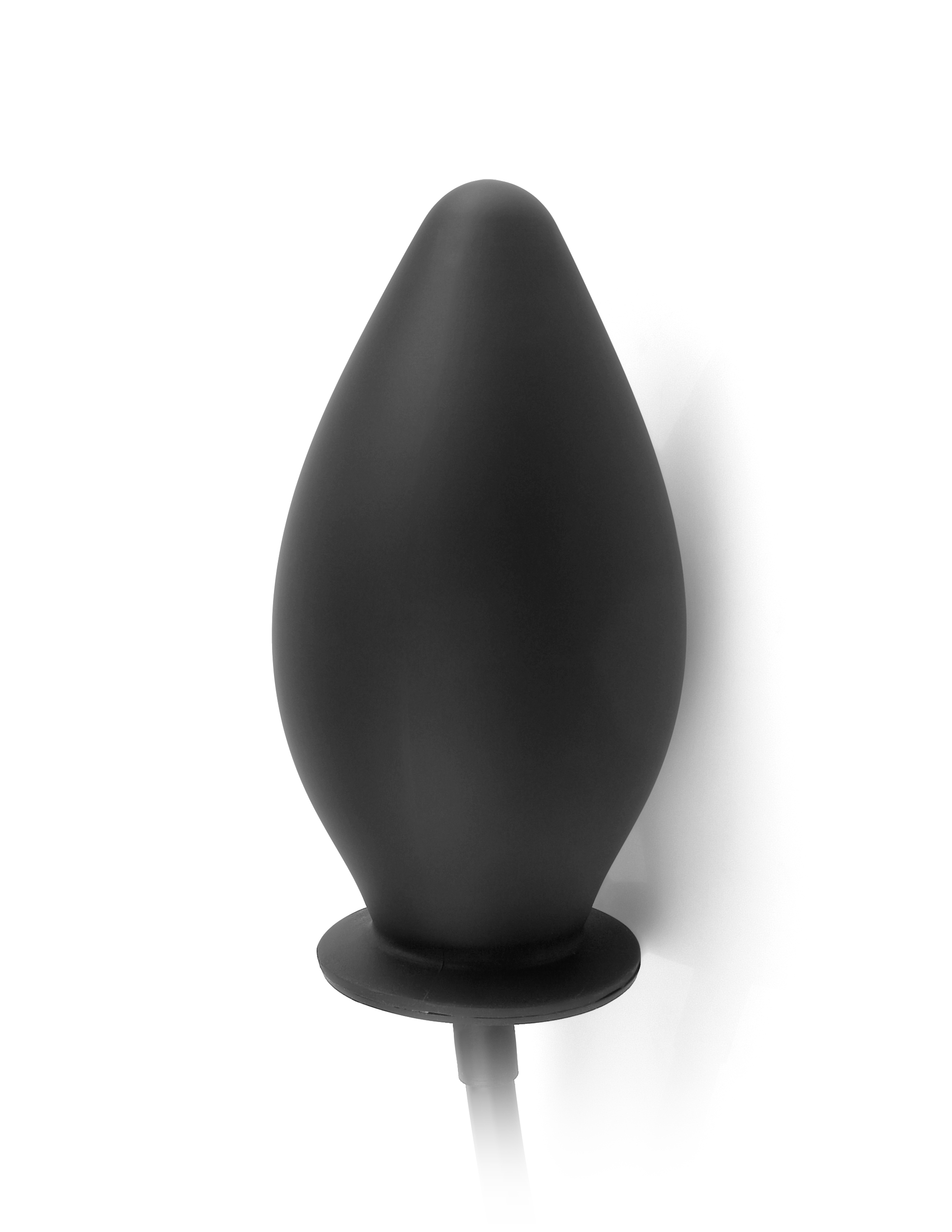 anal fantasy collection inflatable silicone plug black 