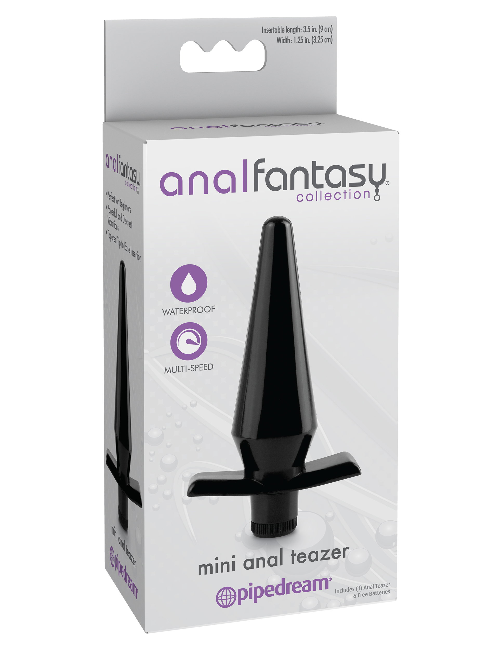 anal fantasy collection mini anal teazer black 