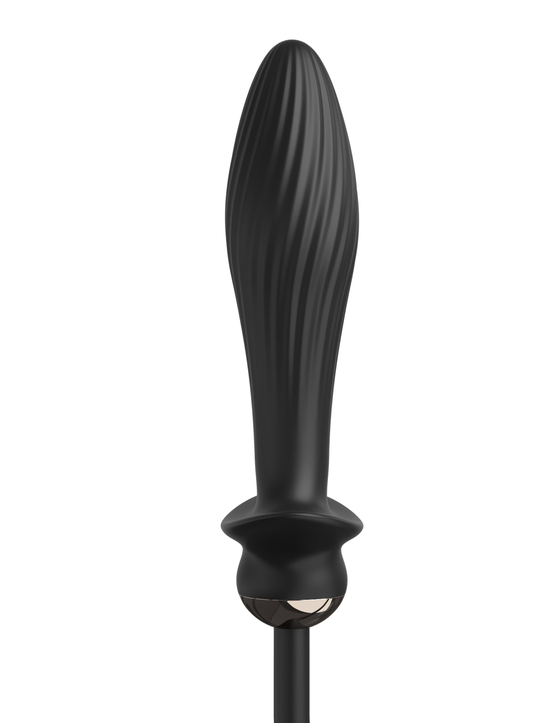 anal fantasy elite auto throb inflatable vibrating plug black 