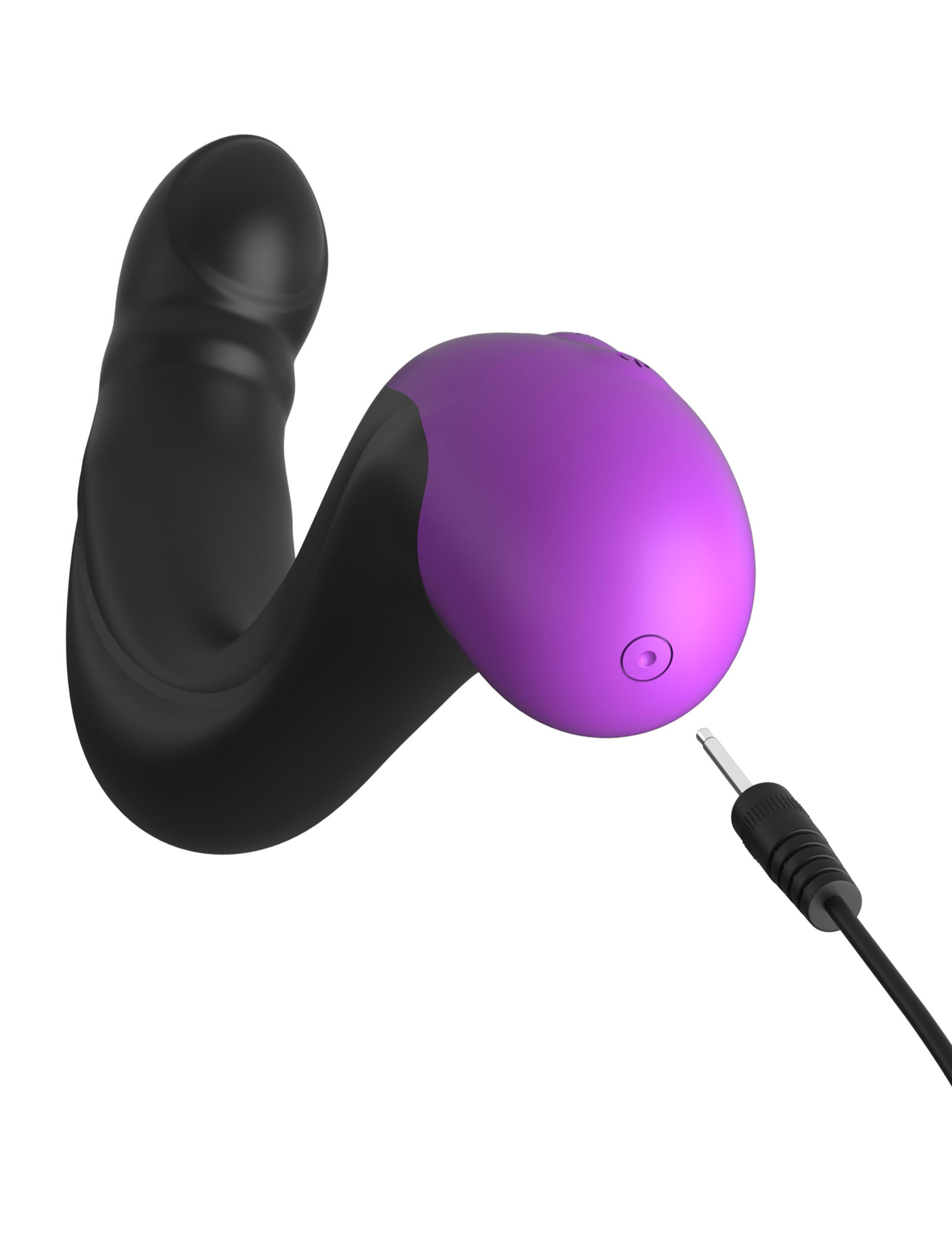 anal fantasy elite hyper pulse p spot massager  black 