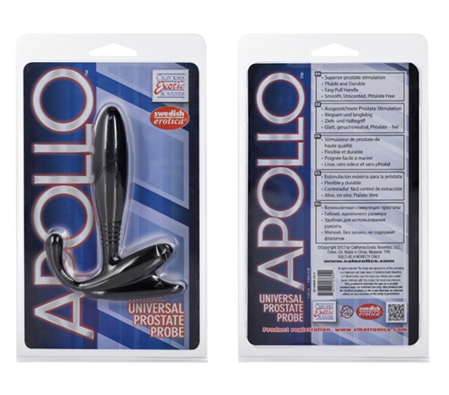 apollo universal prostate probe black 