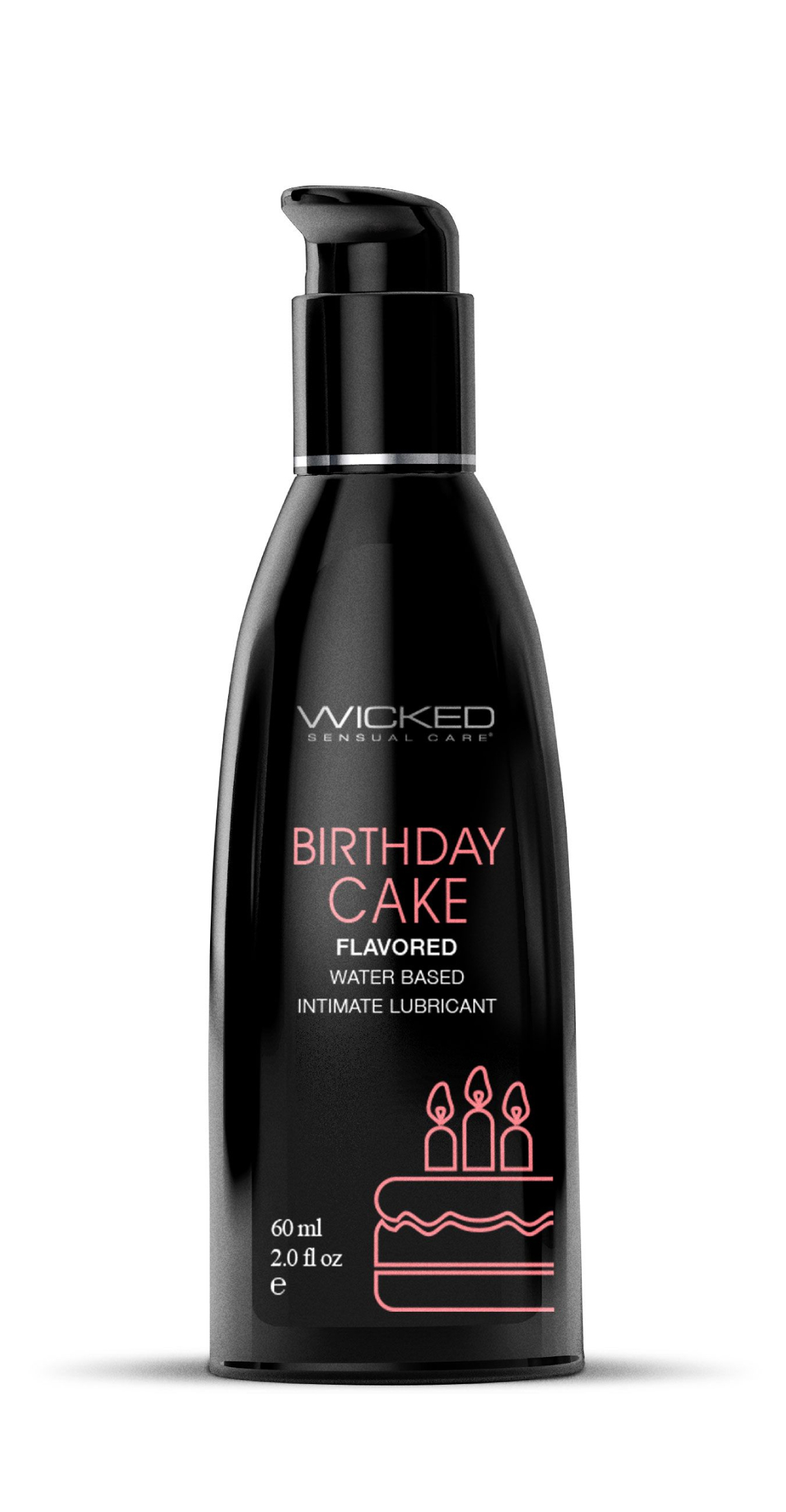 aqua birthday cake flavored water based intimate  lubricant  fl. oz. 