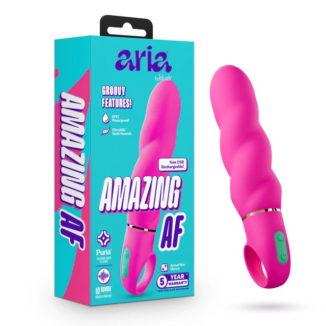 aria amazing af  rechargeable vibe fuchsia 