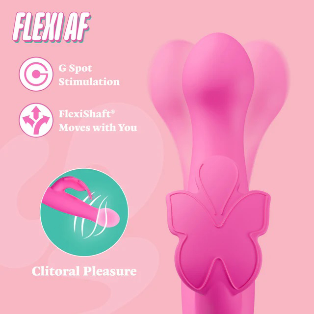 aria naughty af  rechargeable vibe plum 