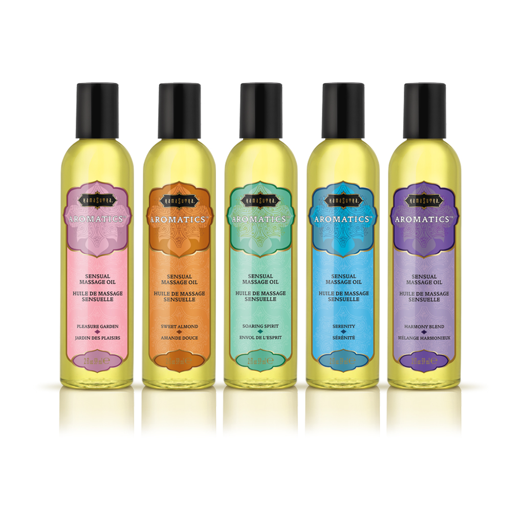 aromatic massage oil pre pack display  pieces 