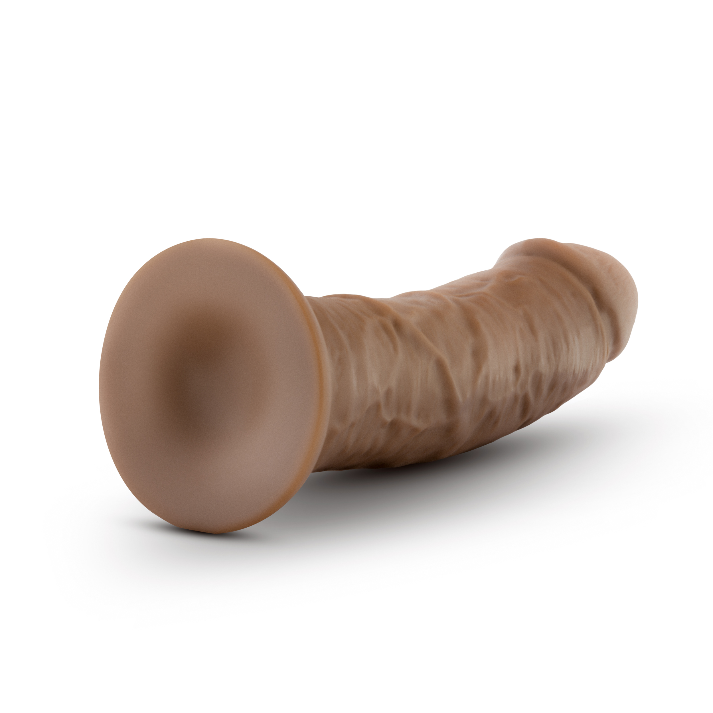 au naturel  inch dildo with suction cup  mocha 