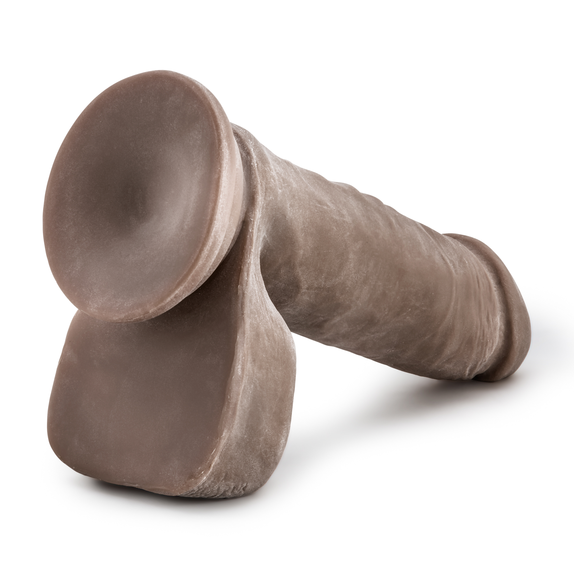 au naturel  inch sensa feel dildo chocolate 