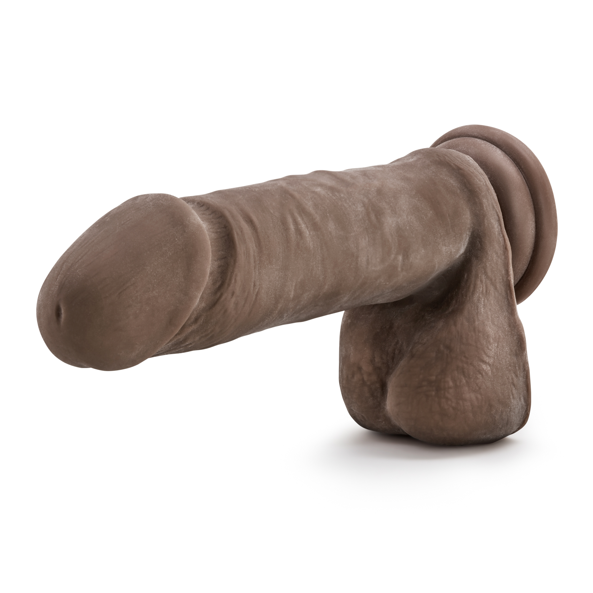 au naturel  inch sensa feel dildo chocolate 