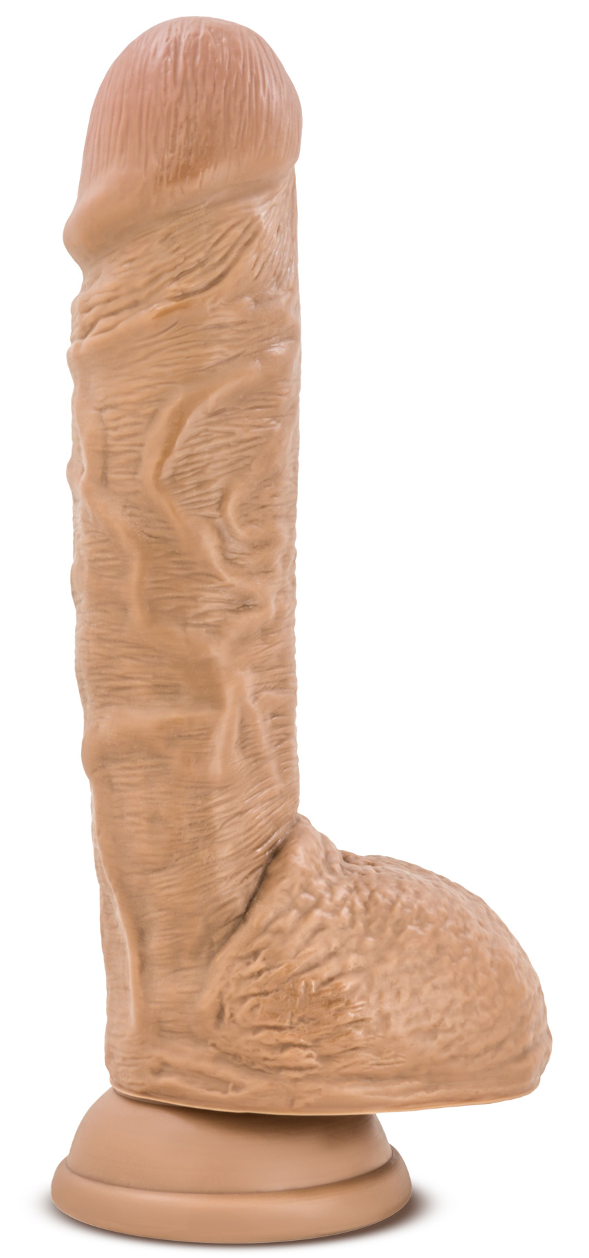 au naturel big billy  inch dildo mocha 