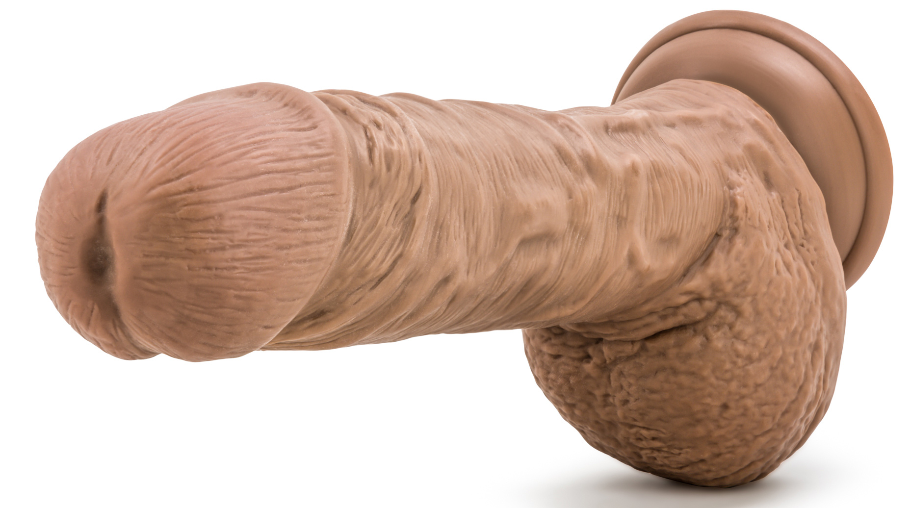 au naturel big billy  inch dildo mocha 