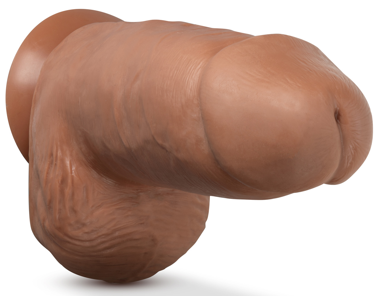 au naturel chub  inch dildo mocha 