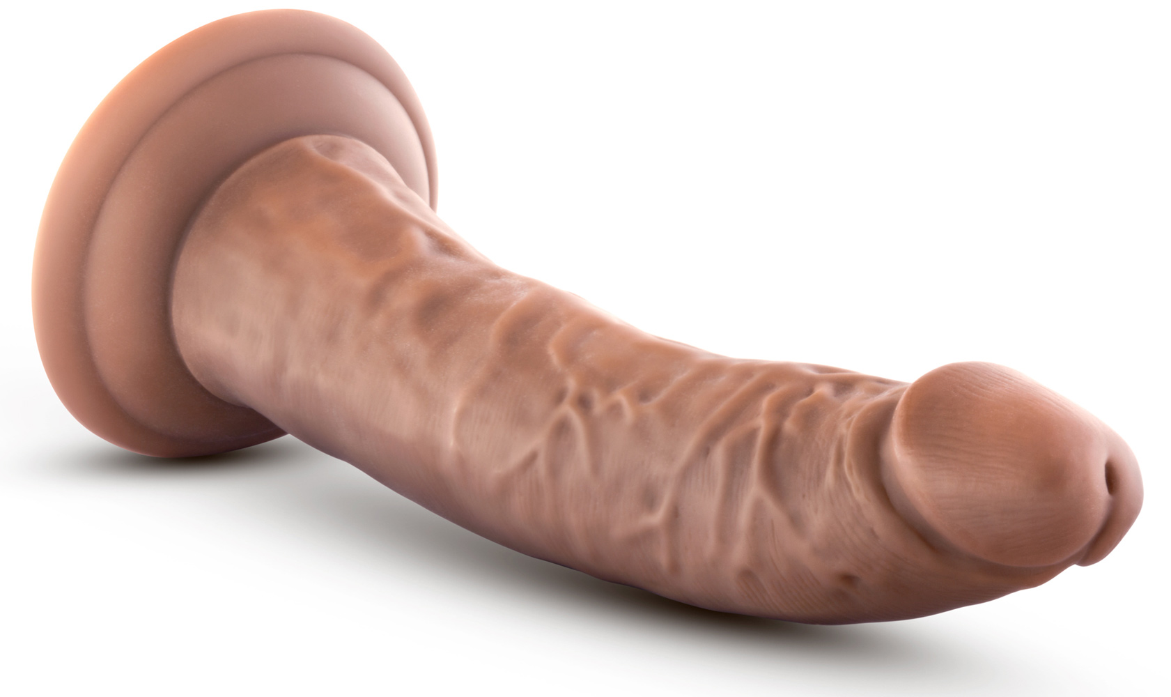 au naturel jack  inch dildo mocha 