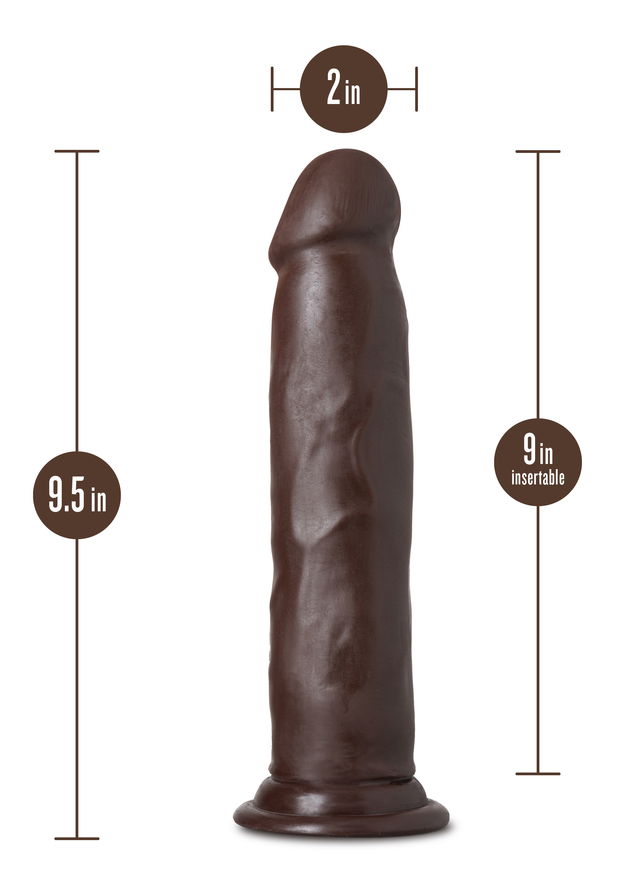 au naturel jackson  inch dong chocolate 