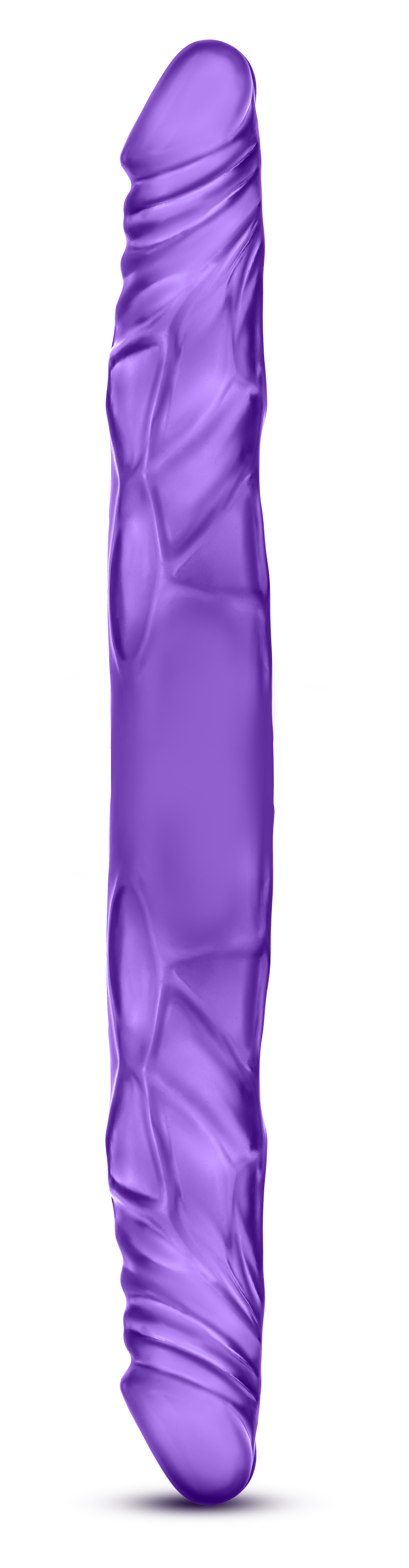 b yours  inch double dildo purple 