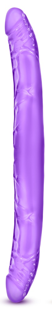 b yours  inch double dildo purple 