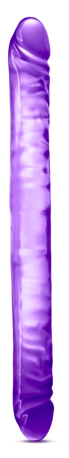 b yours  inch double dildo purple 