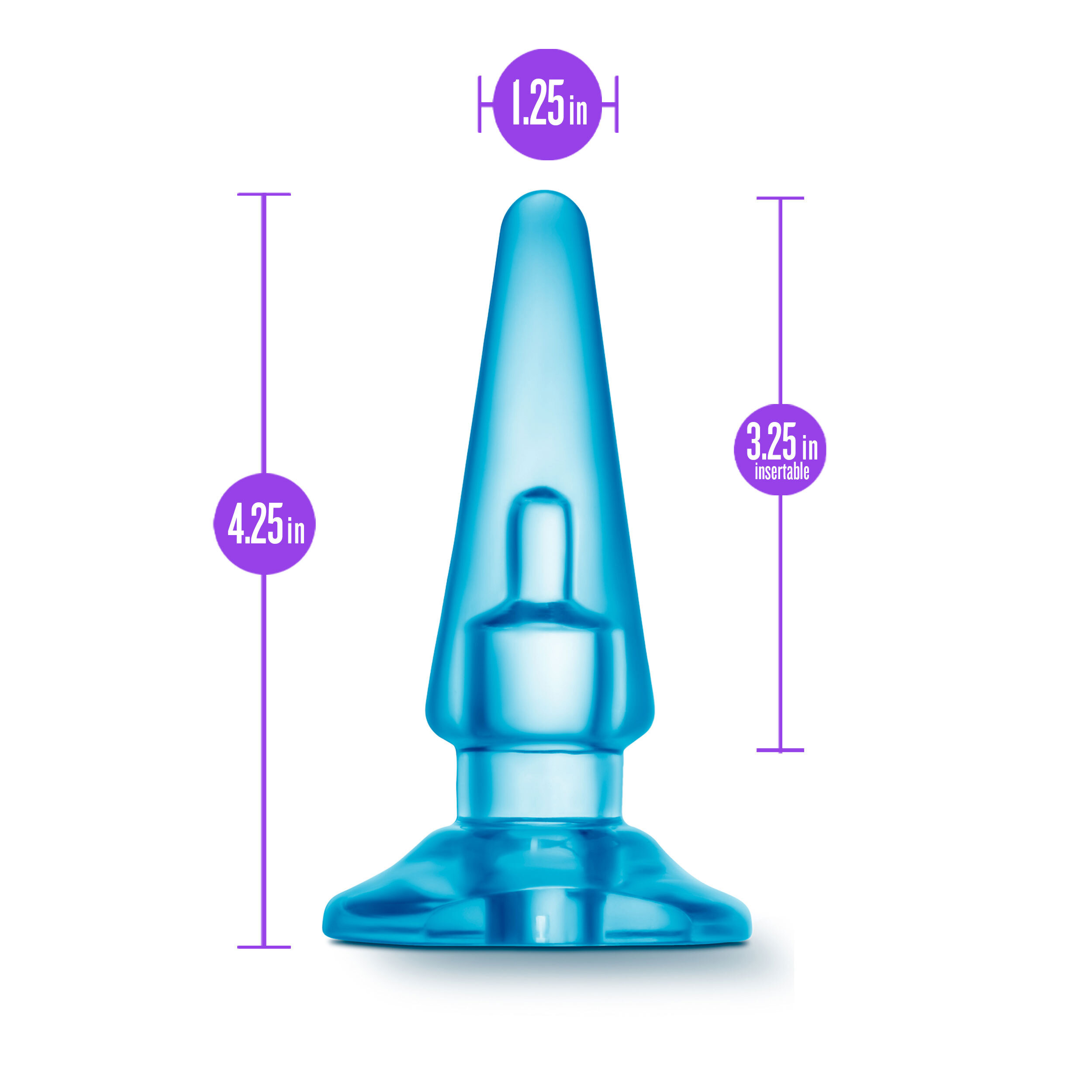 b yours basic anal plug blue 