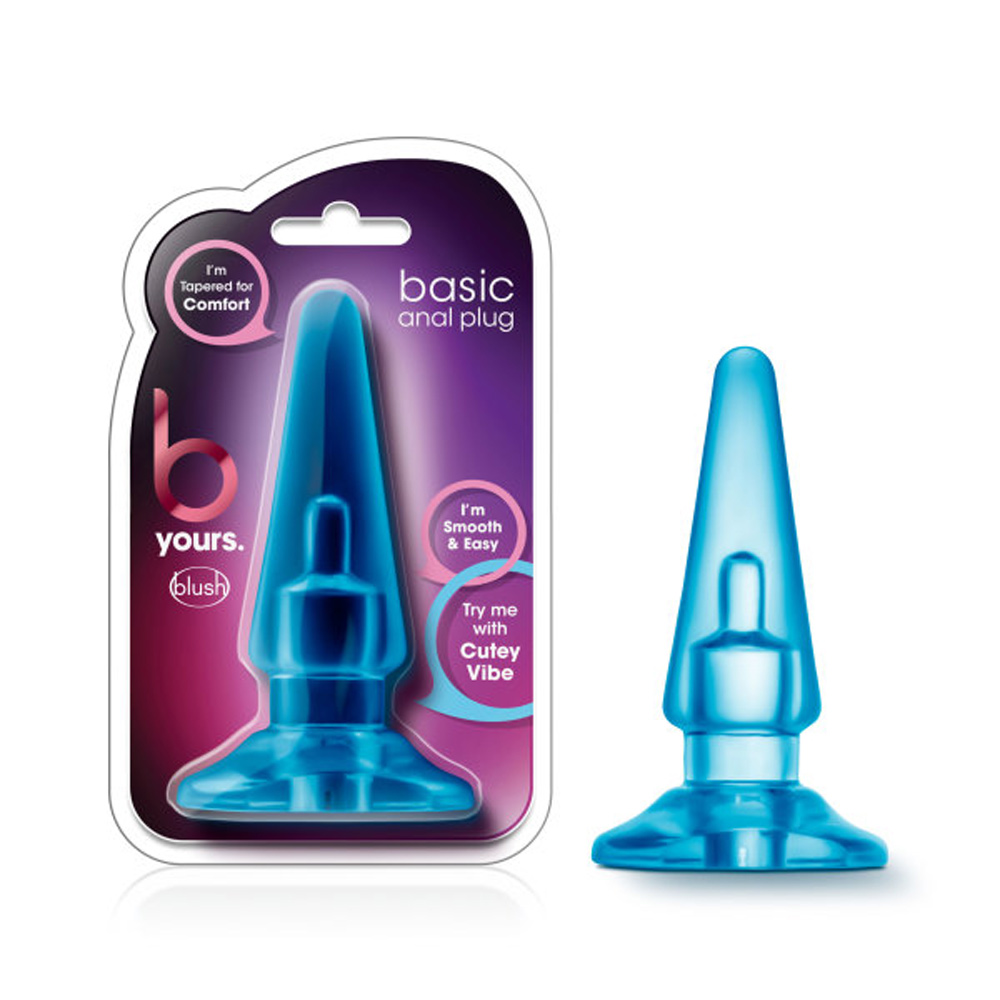 b yours basic anal plug blue 