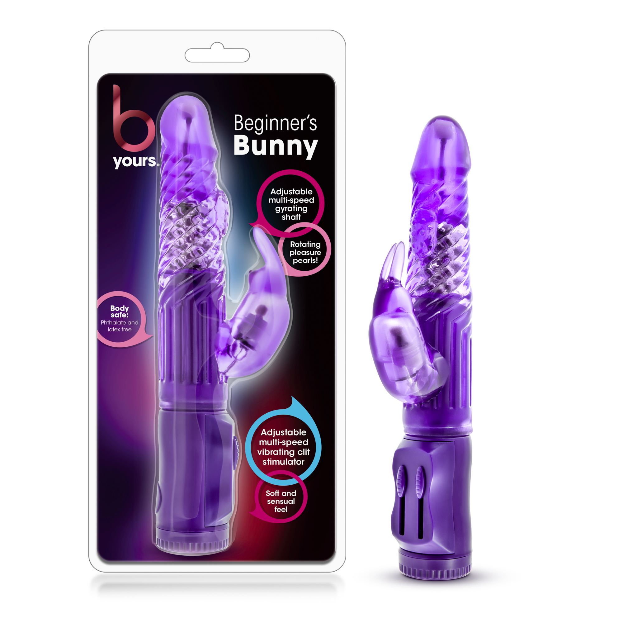 b yours beginners bunny purple 