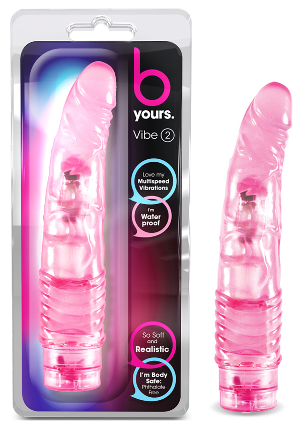 b yours cock vibe  pink 