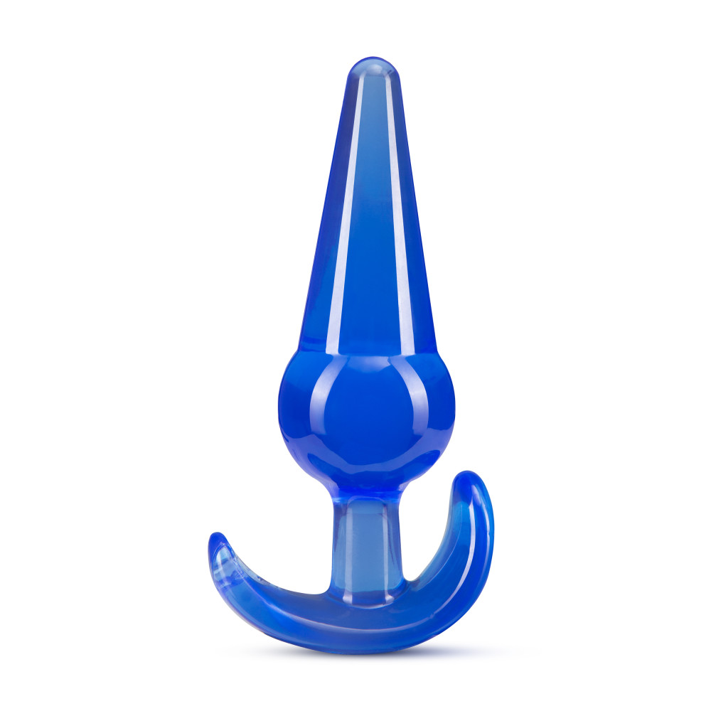 b yours large anal plug blue 