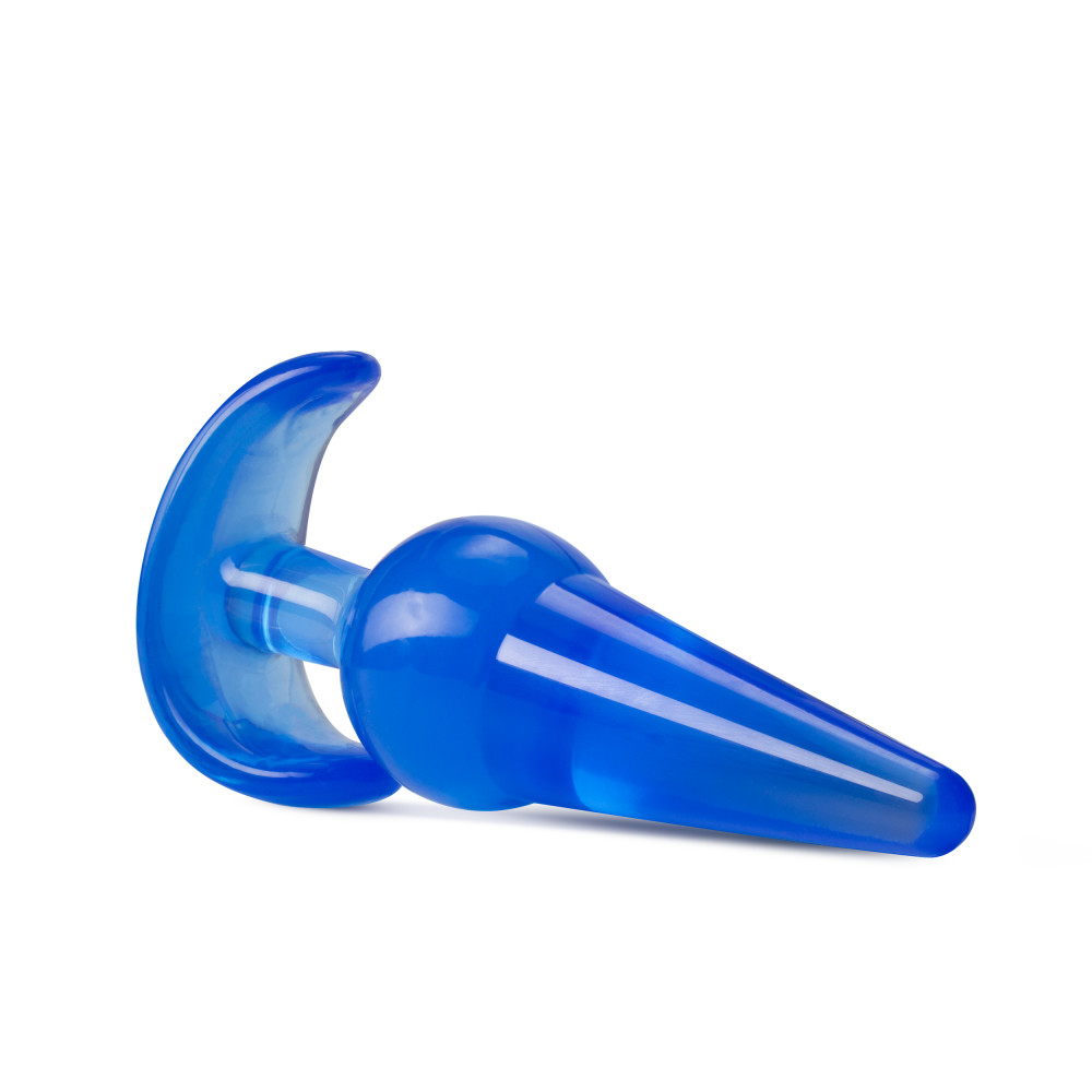 b yours large anal plug blue 